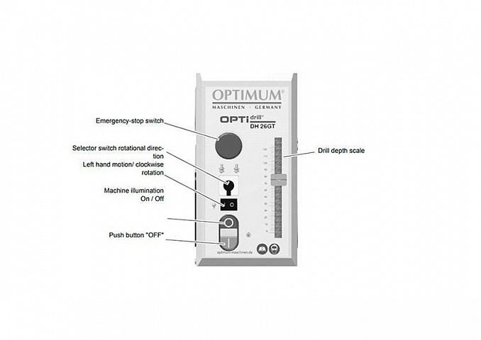 Вертикально-сверлильный станок OPTIdrill DH 26GT фото